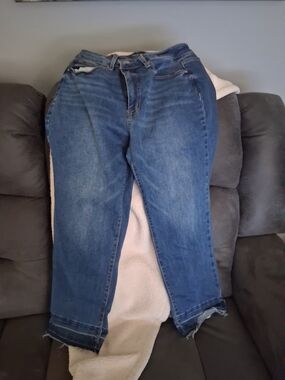 Short Time and Tru Women's Blue Straight Leg Jeans